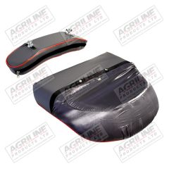 Seat Cushion Set- Red &amp; Grey suitable for Massey Ferguson -  891867M1  891867M91