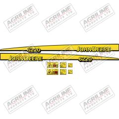 Decal Set - John Deere 6220 suitable for John Deere -  L153865  L153866